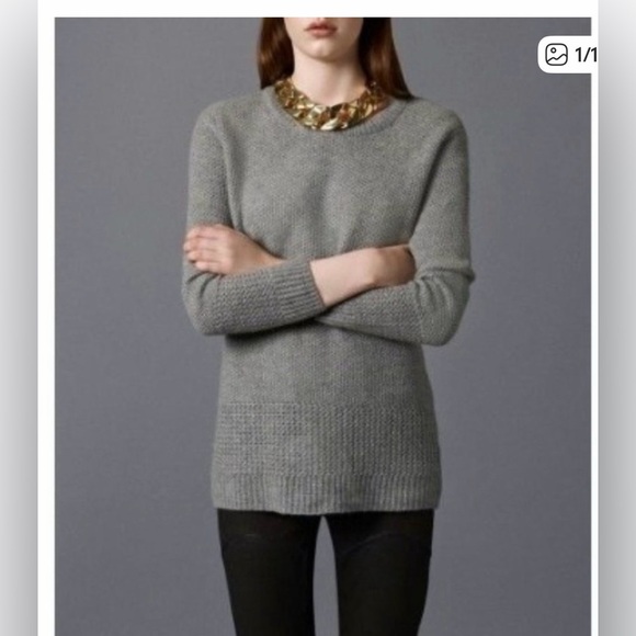 All Saints Sweaters - AllSaints Char Boyfriend Cashmere Sweater Gray US 8